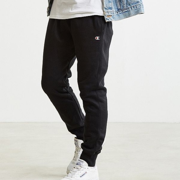 Champion Other - NEW CHAMPION BLACK REVERSE WEAVE JOGGER W/ LOGO